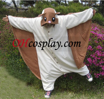 Vliegende Eekhoorn Kigurumi Kostuum Pyjama