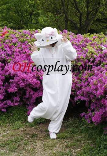 Очаровательная Kitty Кигуруми костюм Пижама 
