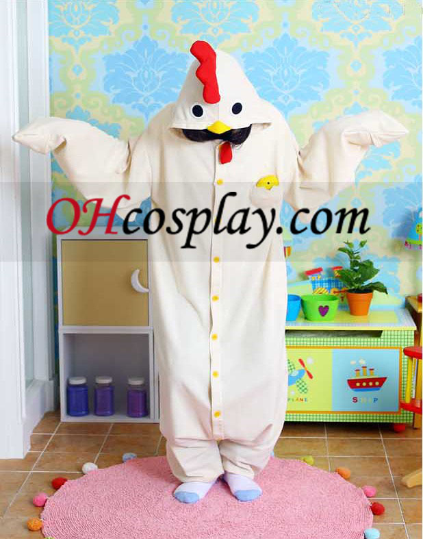 Χαριτωμένο κοτόπουλο Kigurumi Costume Πιτζάμες 