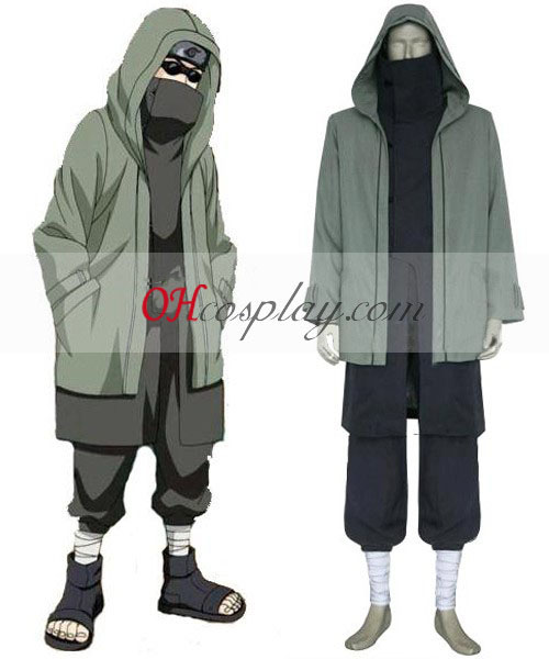Naruto Shippuuden Aburame Shino 2nd Cosplay Costume