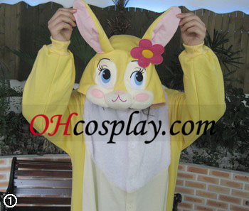 Miss Bunny Kigurumi kroj pyžamy 