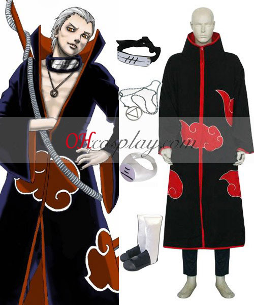 Naruto Akatsuki Hidan Deluxe Cosplay Costume Set