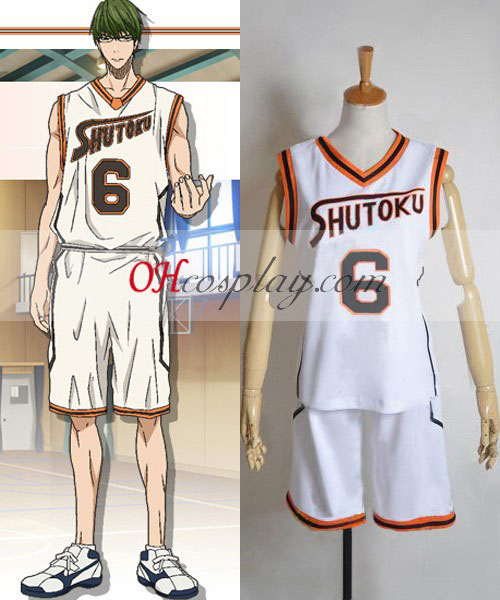 Kuroko по баскетбол SHUTOKU 6 Midorima Shintaro Cosplay костюм
