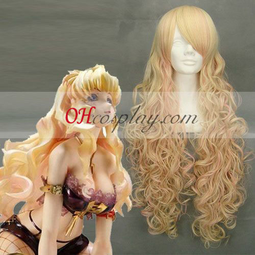 Macross Frionter Sherly Levie Geel Cosplay Wig