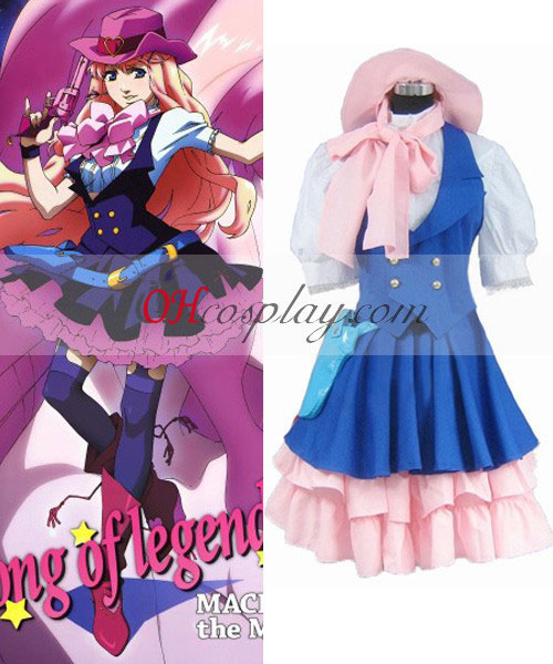 Macross Frontier Sheryl Nome Cowboy Suit Cosplay Costume [HC12064]