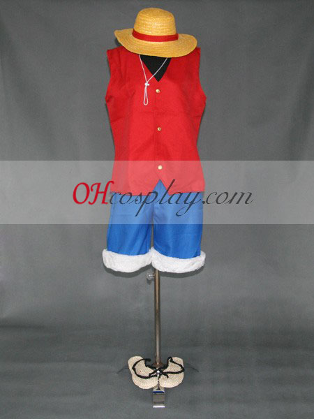 One Piece Luffy Cosplay Captain Set