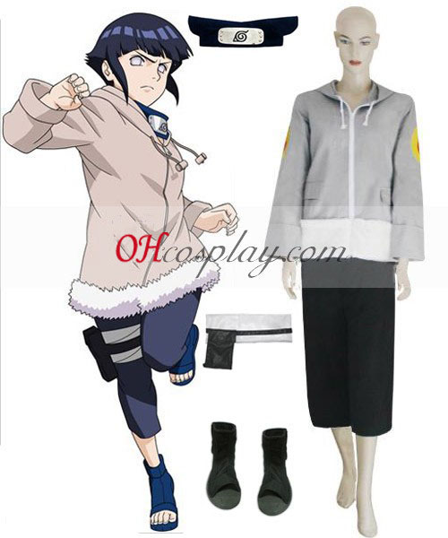 Naruto Hinata Hyuga 1st Cosplay Kostym
