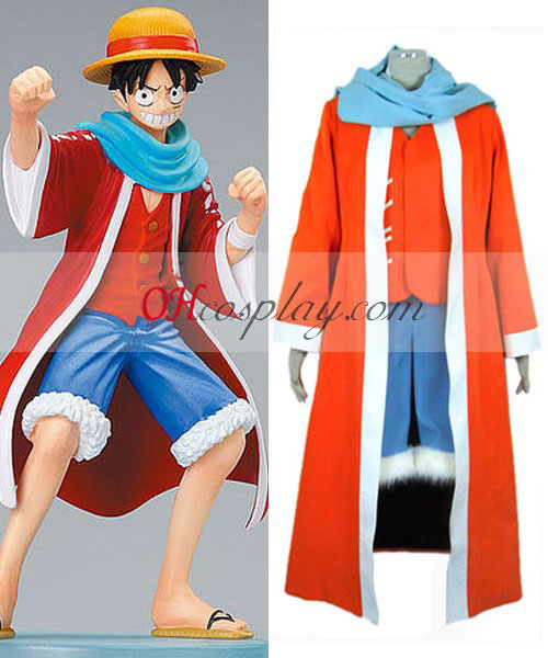 Una pieza del mono D Luffy Cosplay Desert