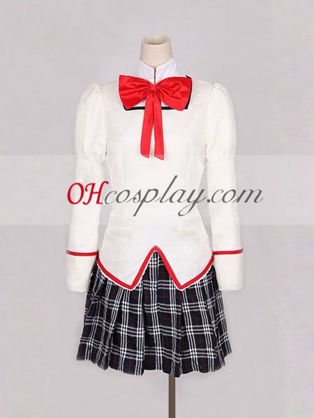 Puella Magi Madoka Magica Kaname School Uniform Cosplay Costume