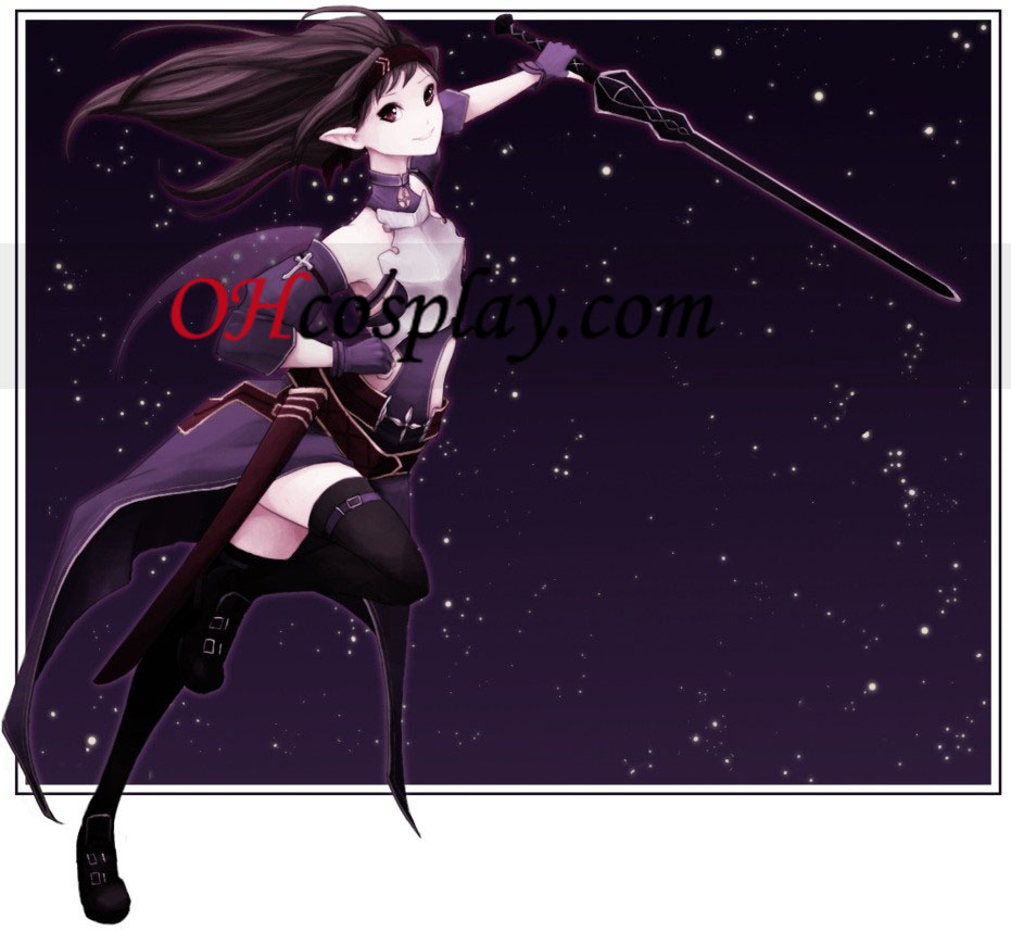 Sword Art Online (on-line) Yuuki ALfheim Cosplay Traje