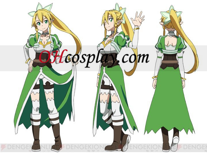 Sword Art Online (ALfheim Online) Leefa (Kirigaya Suguha) Cosplay Costume Australia
