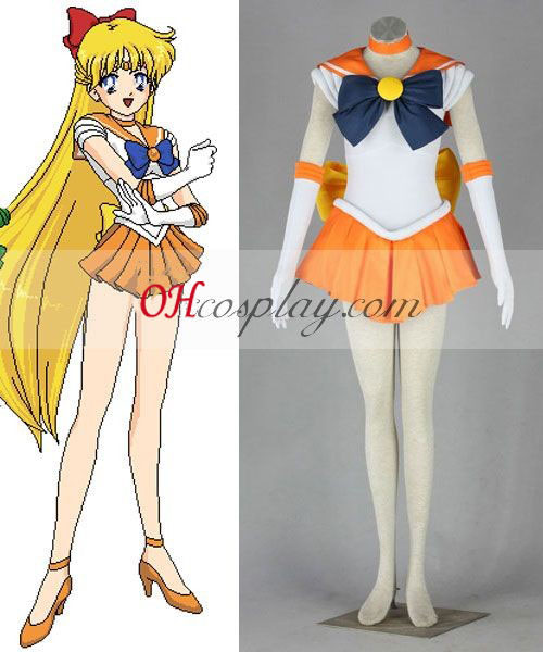 \" Aino \" Minako Sailor Moon (Sailor Venus) Cosplay Traje
