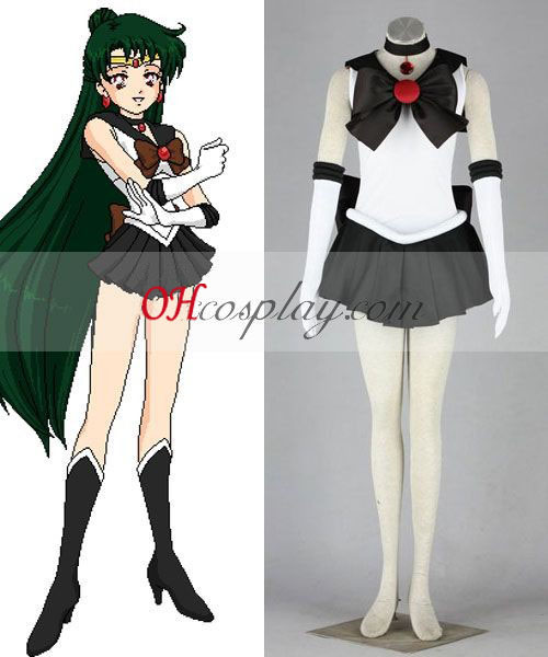 Sailor Moon Meiou Setsuna (Sailor Pluto) Cosplay Costume