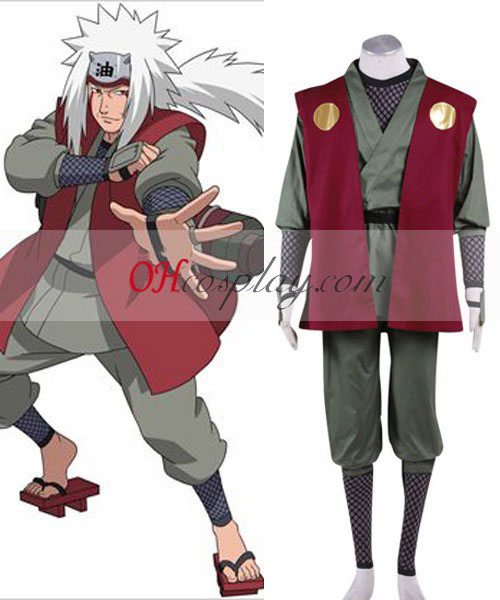 Naruto Shippuuden Jiraiya Cosplay Kostuum