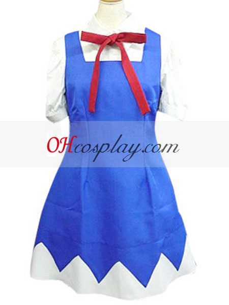Touhou Project Ice Fairy Cirno Cosplay Costume