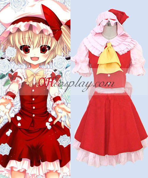 Touhou Project Flandre Scarlet cosplay costume