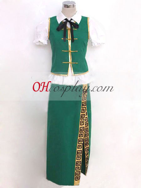 Touhou Project Hong Meiling cosplay costume