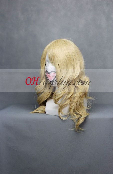 Touhou Project Marisa Light Yellow Cosplay Wig
