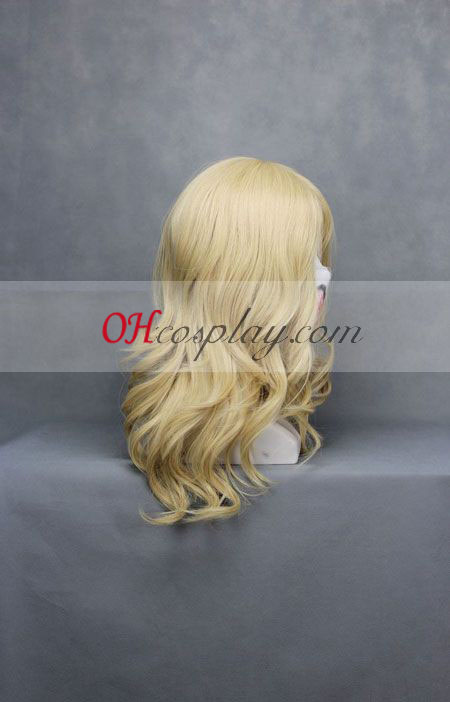 Touhou Project Marisa Light Yellow Cosplay Wig