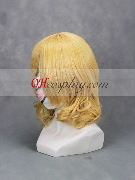 Touhou Project Alice Margatroid Light Yellow Cosplay Wig