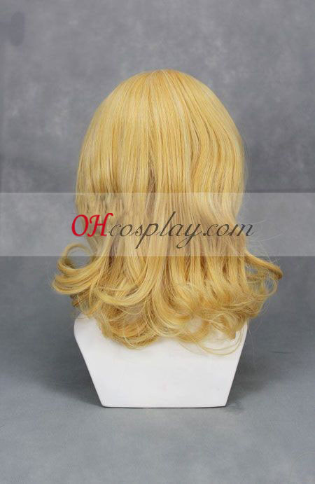 Touhou Project Alice Margatroid Light Yellow Cosplay Wig