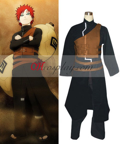 "Naruto Shippuuden 5.Gaara Kazekage Cosplay Kostüm