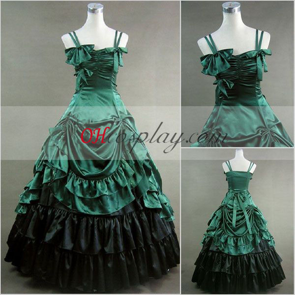 Green Sleeveless Gothic Lolita Dress Halloween