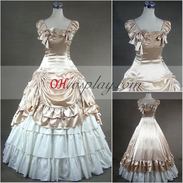 Abrikozen Mouwloze Gothic Lolita jurk