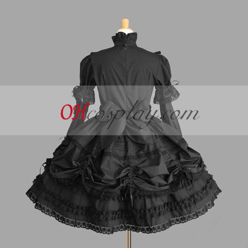 Čierna gotický Lolita šaty