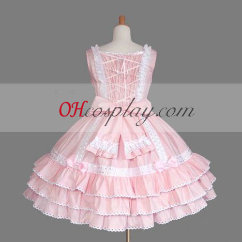 Ružová gotický Lolita šaty