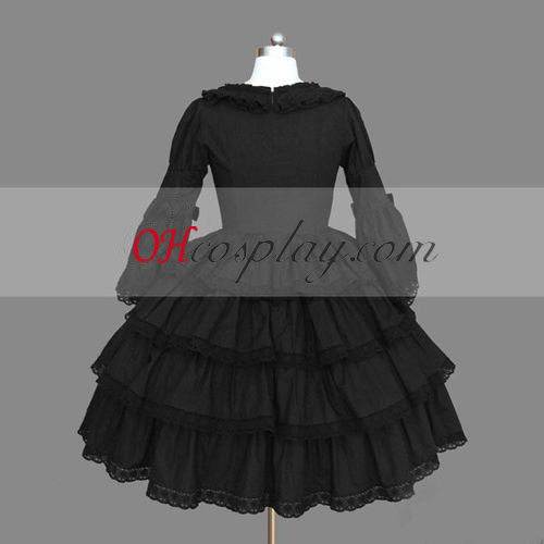Black Gothic Lolita Dress Cute Gowns