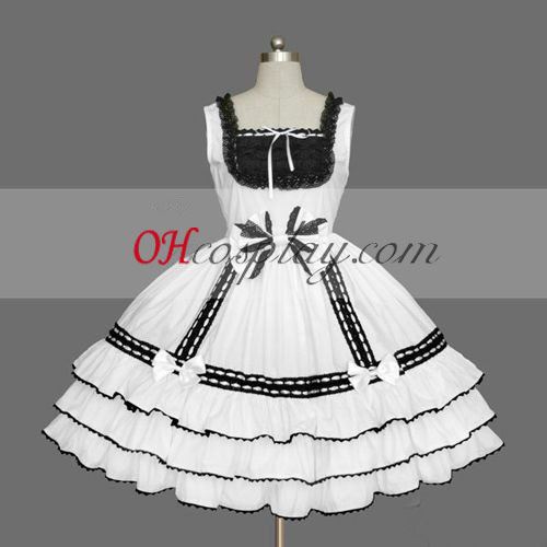 White Gothic Lolita Dress Japanese Gowns