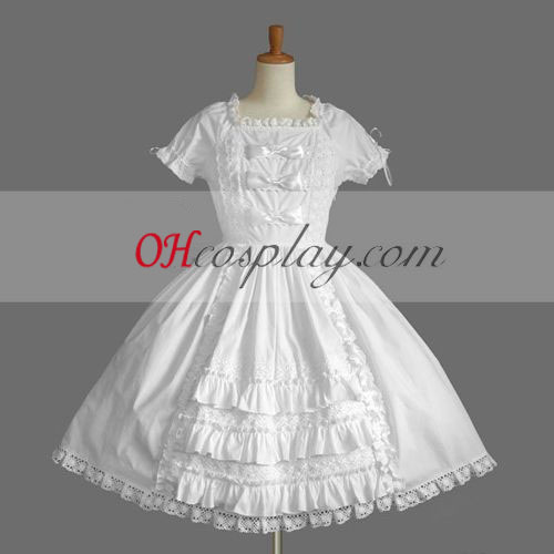 White Gothic Lolita Dress Cheap Dresses