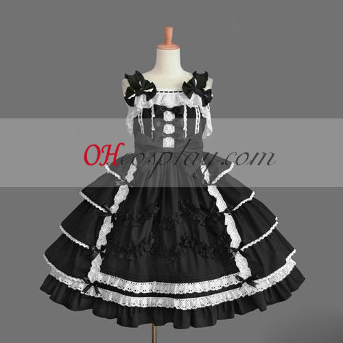Vestido Gothic Lolita Preto