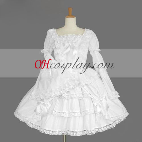 Gótica Lolita vestido branco