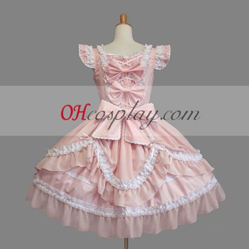 Rosa vestido Gótico Lolita