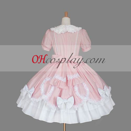 Pink Gothic Lolita Dress Japanese Gowns
