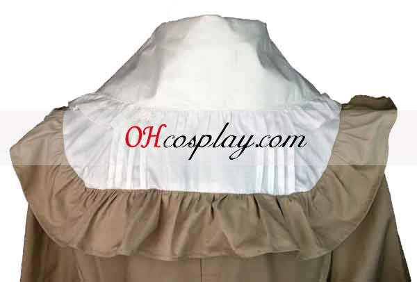 Cutton Off-weißen Langarmshirt Klassisch Lolita Kleid