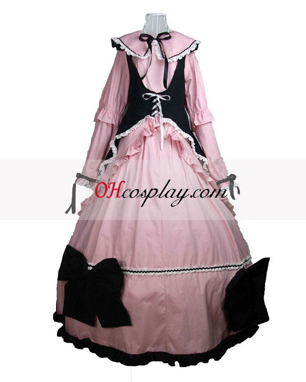 Cutton Long Sleeve harm Cape Gothic Lolita Dress