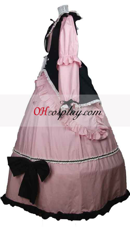 Cutton Long Sleeve with Cape Gothic Lolita Dress
