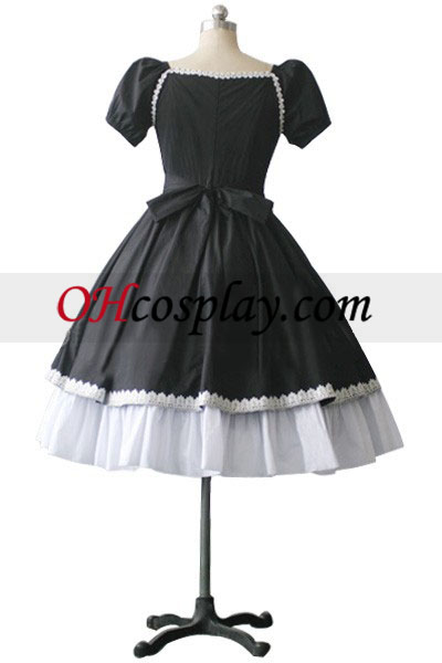Gothic Lolita duas camadas vestido