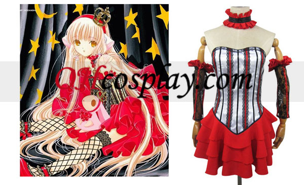 Chi-Rouge Costume Carnaval Cosplay Costume de Chobits