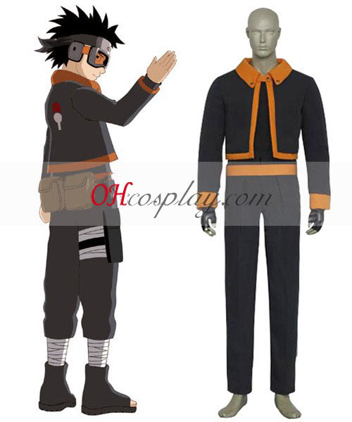 Naruto Obito Uchiha Young Boy Cosplay Costume