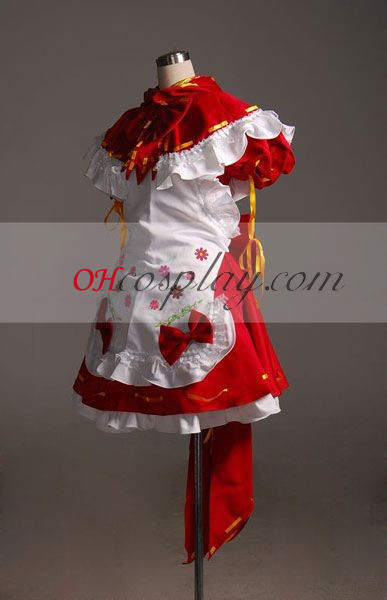 Od Yamahe Metallic Miku rdeče služkinja Cosplay Costume-Advanced po meri