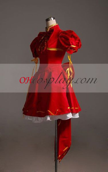 Od Yamahe Metallic Miku rdeče služkinja Cosplay Costume-Advanced po meri