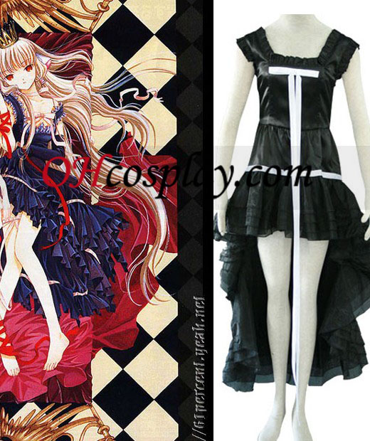 Chi Robe Noire Costume Carnaval Cosplay de Chobits