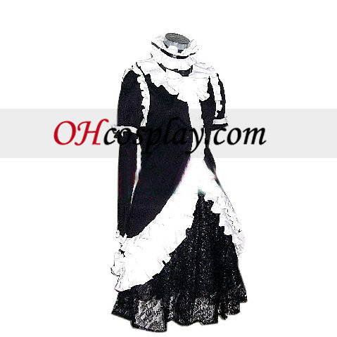 Princess Princess Black Dress Lolita Cosplay Kostuum