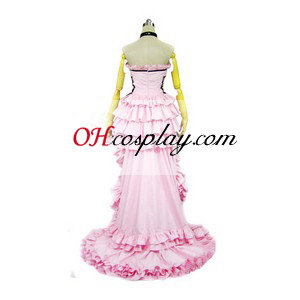Chobits Chii розов рокля Лолита Cosplay костюм
