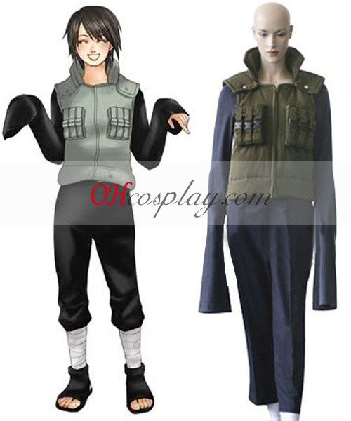 Naruto Shippuuden Shizune Jonin Battle Dress Cosplay Costume