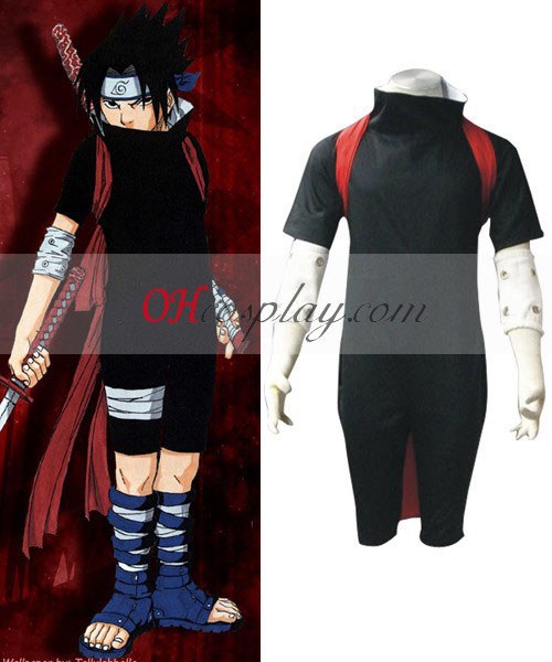 Naruto Uchiha Sasuke Cosplay kostym